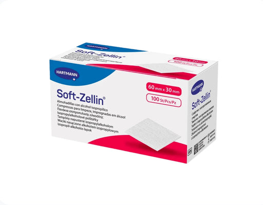 Soft-Zellin alcoholdoekjes 70% isopropylalcohol individueel verpakt voor huiddesinfectie