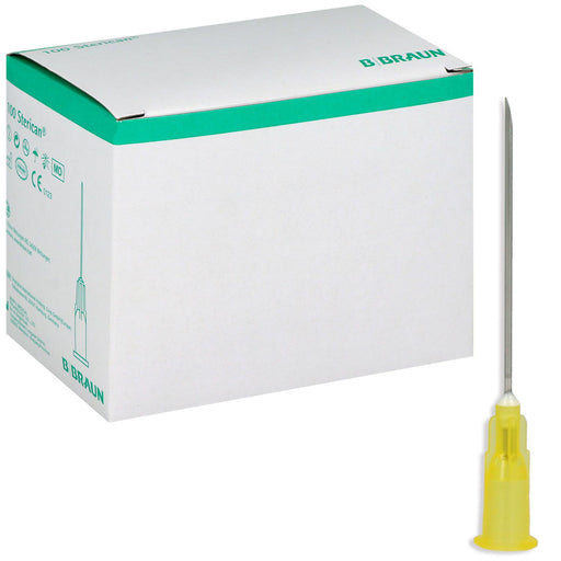 Sterican® injectienaalden 20G x 1½” (0,90 x 40mm) geel, verpakt per 100 stuks, steriel voor subcutane en intramusculaire injecties