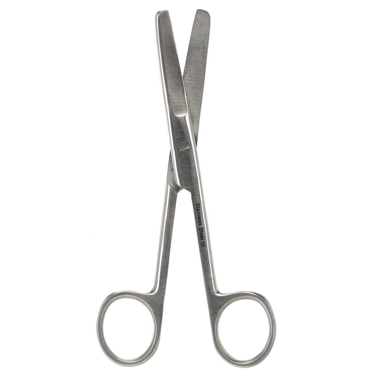 Surgimax chirurgische schaar gebogen stomp stomp 14,5 cm RVS ergonomische handgreep