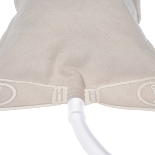 Uroflex 1-kamer urinebeenzak, 750 ml, steriel en latexvrij, met terugslagventiel en knikbestendige slang.