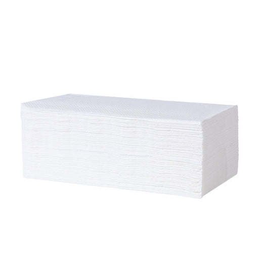 V-Fold papieren handdoekjes 2-laags van 100% FSC® Recycled papier, wit, 3200 stuks.