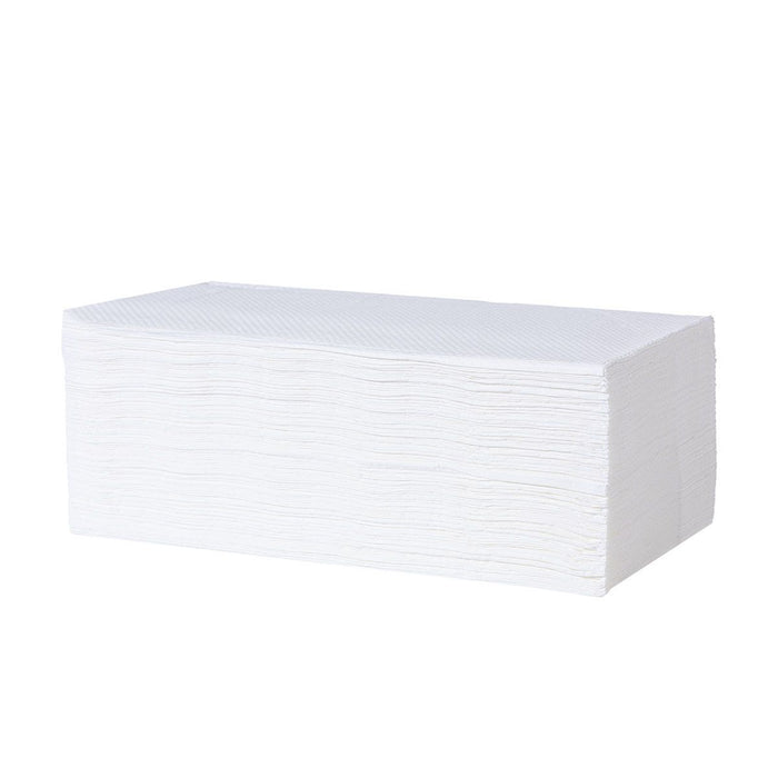 V-Fold papieren handdoekjes 2-laags van cellulose, extra wit (>80°), 3200 stuks.