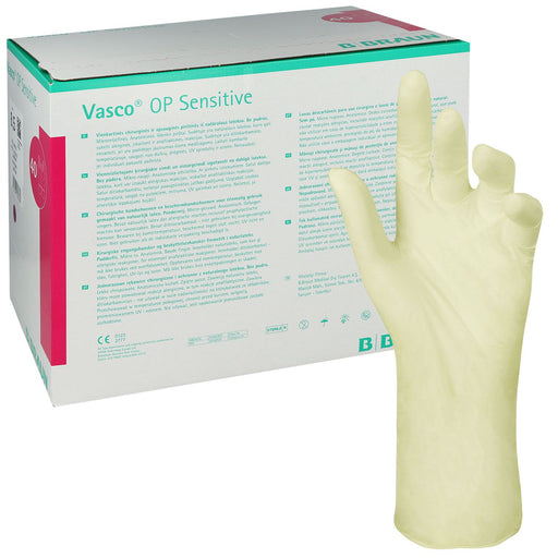 B. Braun Vasco OP Sensitive poedervrije chirurgische handschoenen