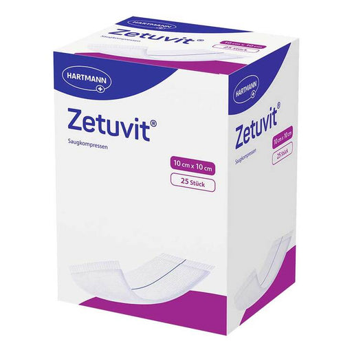Zetuvit absorberend kompres steriel 10x10 cm