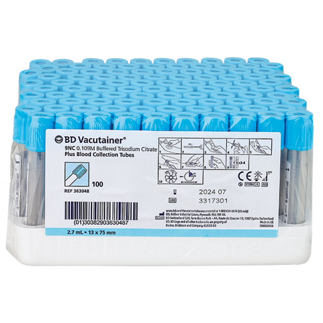 BD Vacutainer® Citrate 2.7 ml citraatbuis voor bloedafname
