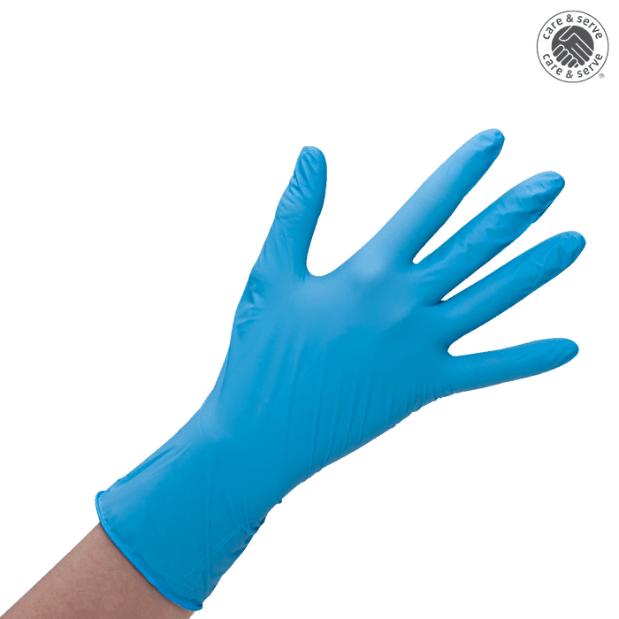 wiroTOUCH PF Nitril Handschoenen Blauw - Extra dik, 100 stuks