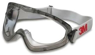 3M 2890 Ruimzichtbril – lichte veiligheidsbril met anti-condens en anti-kraslaag, UV-bescherming en verstelbare hoofdband.