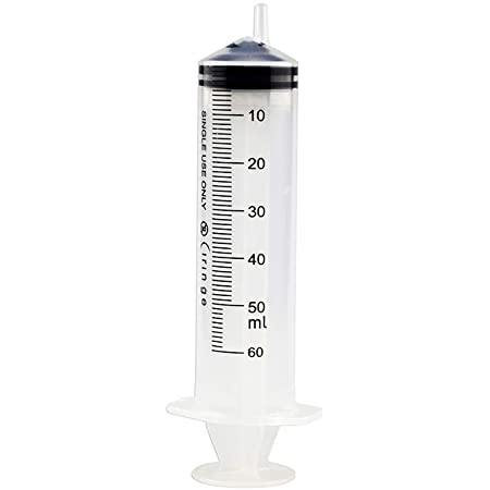 BD Plastipak injectiespuit 50/60 ml – 3-delig met Luer-aansluiting, transparante cilinder en duidelijke schaalverdeling, steriel verpakt