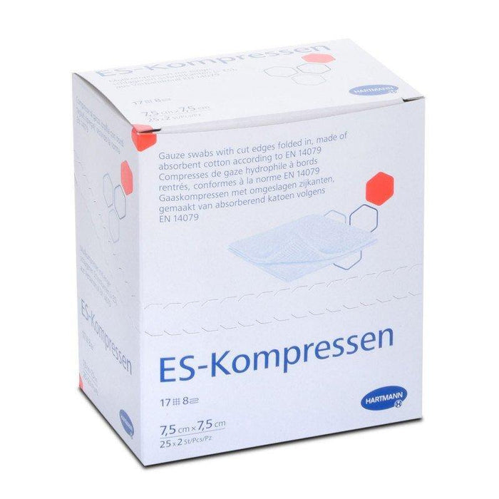 Hartmann Sterilux®ES gaaskompres - steriel - 8-laags - 50 stuks - taymedical.nl