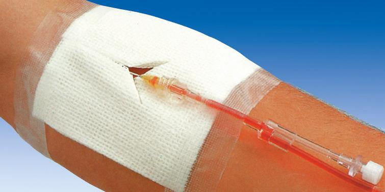 Hartmann Medicomp® drainkompres Y-split 7,5 × 7,5 cm, sterk absorberend en zacht