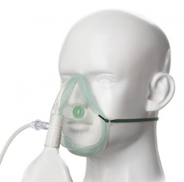 Intersurgical® EcoLite™ High Flow zuurstofmasker met reservoirzak; voor volwassenen