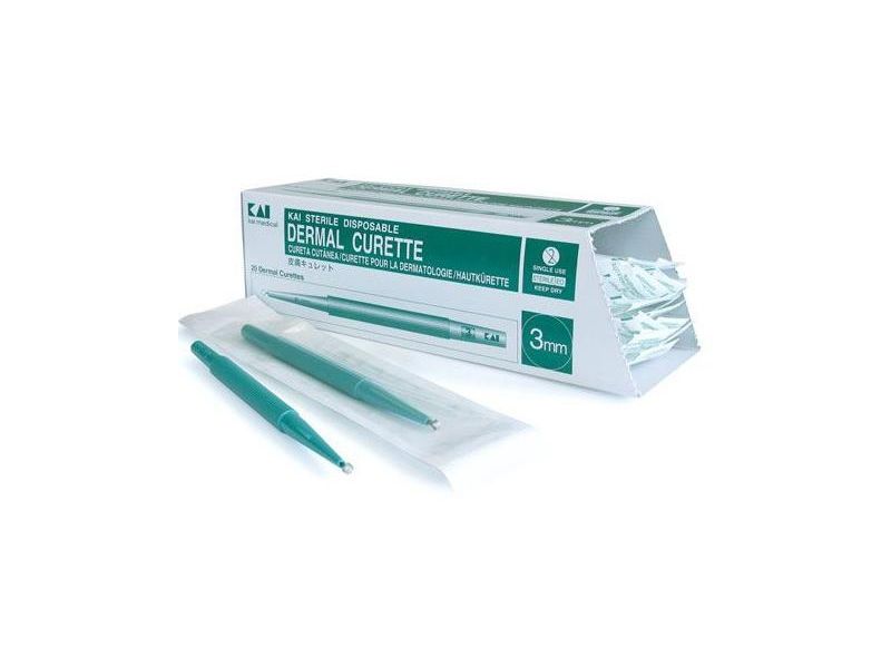 KAI Dermatologische curette Ø 7mm - 20 stuks