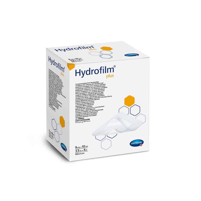 Hydrofilm® Plus folieverband met wondkussen 5 x 7,2 cm - 50 stuks
