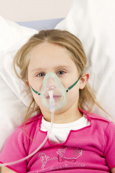 Intersurgical® EcoLite™ zuurstofmasker met slang voor kinderen - 40 stuks
