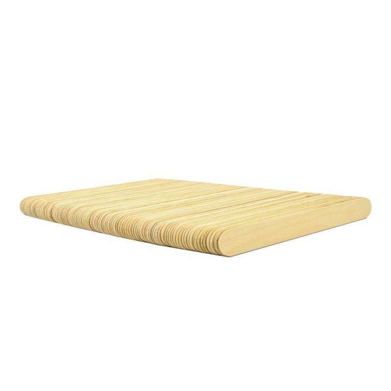 MaiMed houten tongspatels, splintervrij en glad, lichtbruin, 150 mm, verpakking van 100 stuks