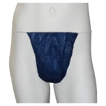 NITRAS wegwerp strings/slips donkerblauw, one size fits all, verpakking 100 stuks