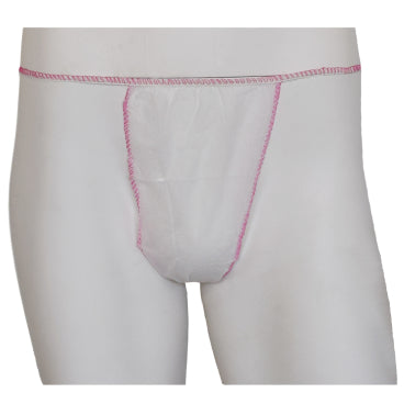 NITRAS wegwerp strings/slips wit voor vrouwen, one size fits all, verpakking 100 stuks