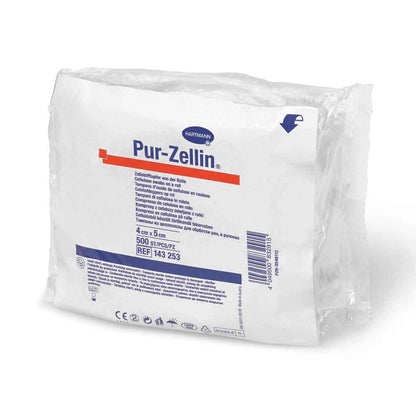 Pur-Zellin celstofdeppers sterk absorberend op rol voor huidreiniging en injecties