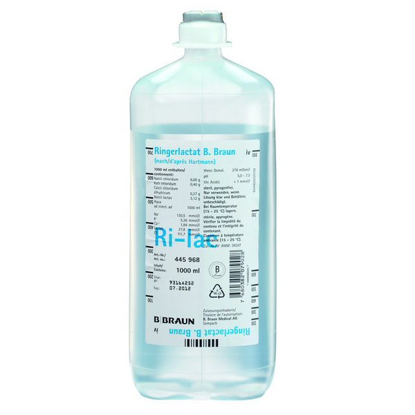 Ecoflac® Ringer Lactaat Infusieoplossing – 10 x 500 ml