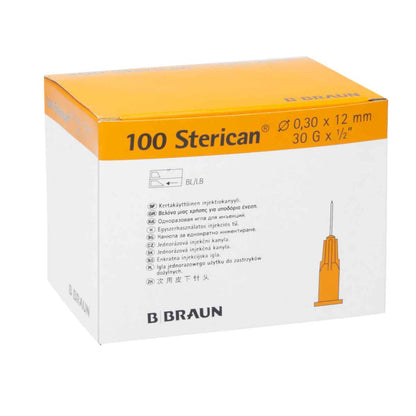 B. Braun Sterican® insulinenaalden 100 stuks – fijne siliconencoating voor pijnloze subcutane insuline-injecties, ISO 7864 gecertificeerd
