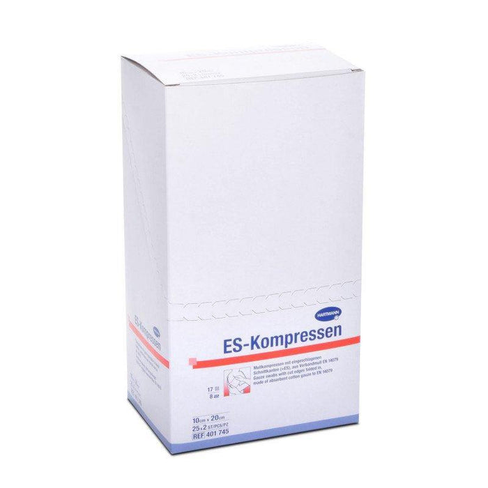 Sterilux®ES gaaskompres 10×20 cm 8-laags, steriel, voor professionele wondzorg