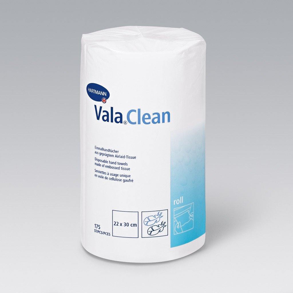 Vala®Clean Roll wegwerphanddoeken – absorberend, huidvriendelijk, 175 stuks per rol